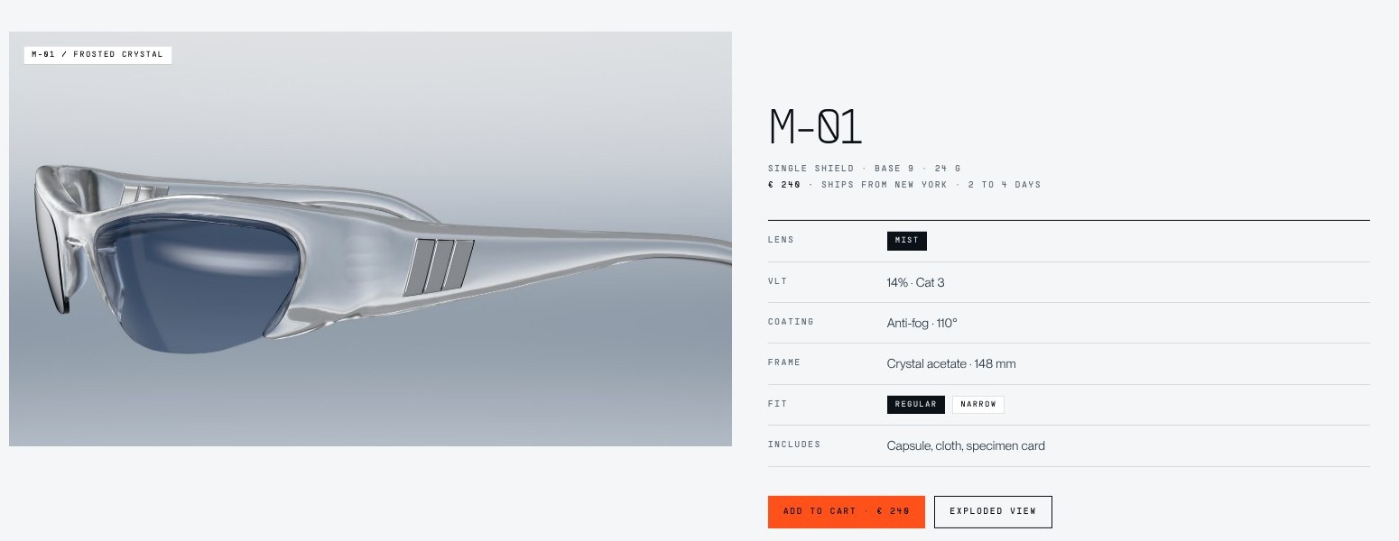 M-01 product page