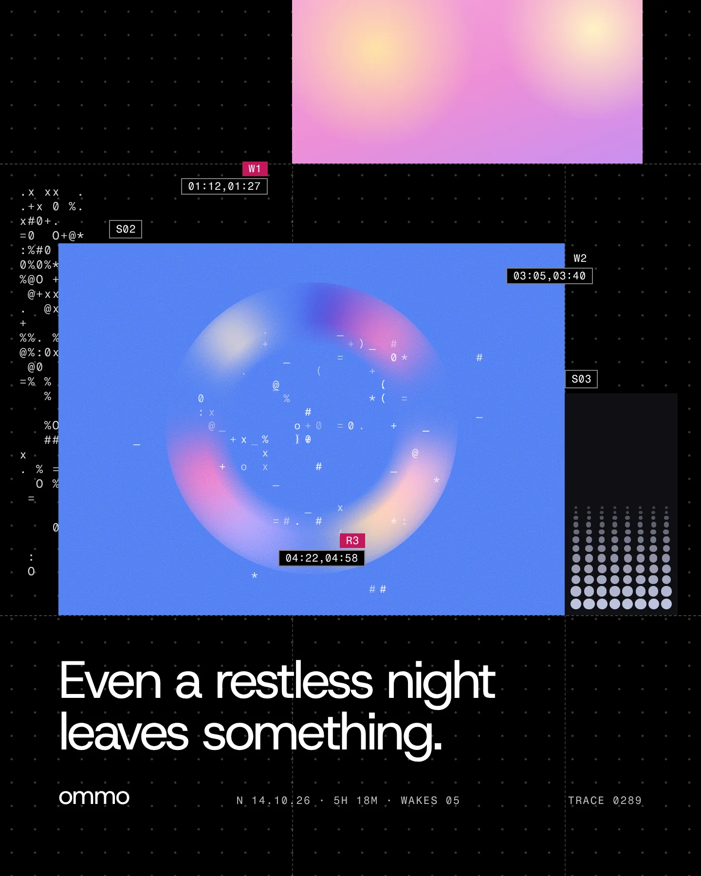 Poster · A restless night, on the grid