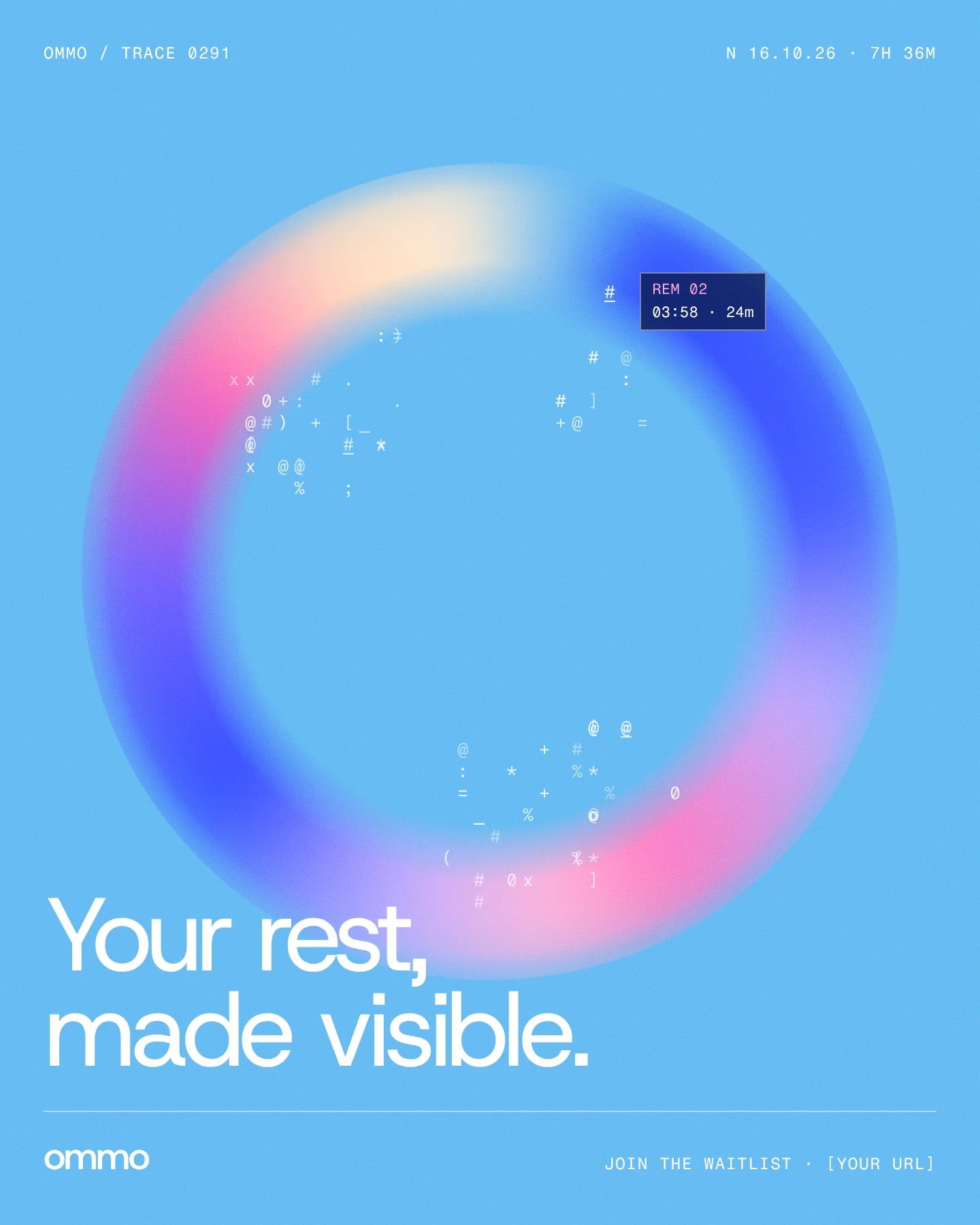 Poster · Your rest, made visible
